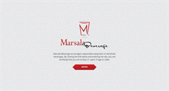 Desktop Screenshot of marsalabeverage.com
