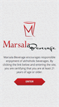 Mobile Screenshot of marsalabeverage.com