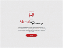 Tablet Screenshot of marsalabeverage.com